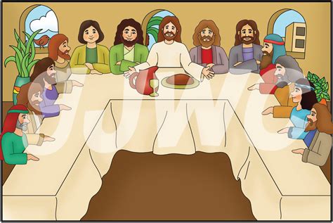picture of the last supper for children
